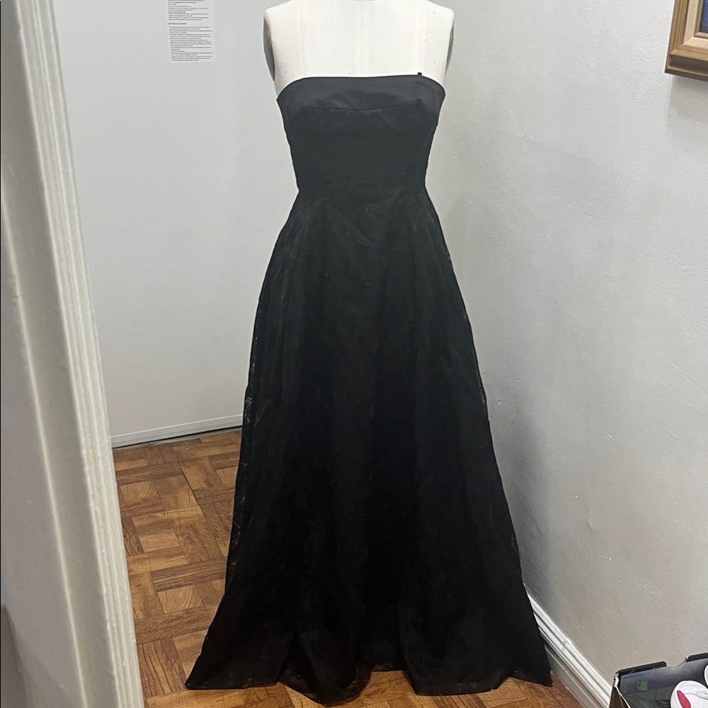 Jill Stuart Classic Black Strapless Dress